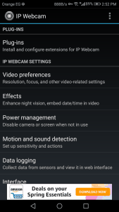 تطبيق ويب كاميرا
