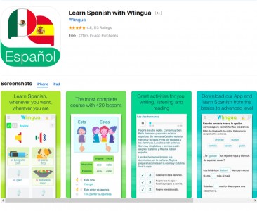 2- تطبيق Learn Spanish with Wlingua