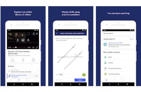 Khan Academy تطبيقات تعليمية لتعليم اللغات 