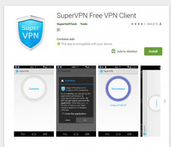 SuperVPN Free VPN Client‏ تطبيق