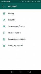 إلغاء العلامة الزرقاء في واتس اب