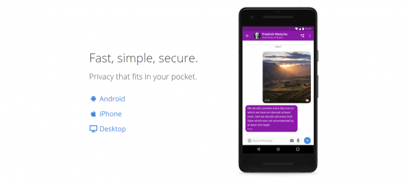 من أفضل بدائل واتساب تحميل تطبيق Signal