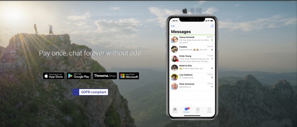 من أفضل بدائل واتساب تحميل تطبيق Threema