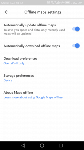 تحميل خراءط Maps بدون الاتصال بالإنترنت