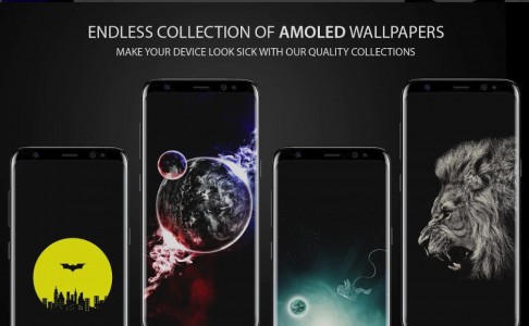 تطبيقات للخلفيات السوداء التي تعمل علي الشاشات الاموليد 