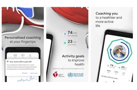 تطبيق جوجل للياقة البدنية والصحة