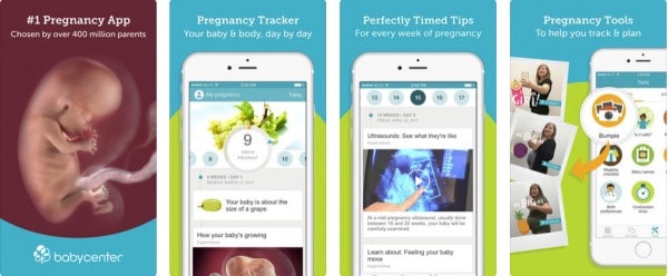 تطبيق Pregnancy Tracker من أفضل تطبيقات تتبع الحمل