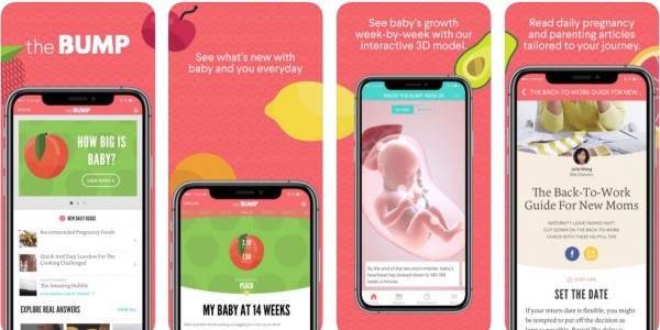 تطبيق The Bump كل ما تحتاجه الأم لتتبع الحمل