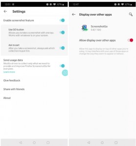 طريقة استخدام ScreenshotGo