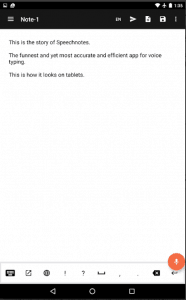 طريقة استخدام Speechnotes