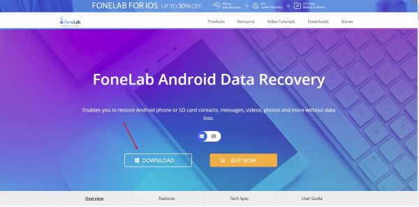 تحميل برنامج FoneLab Android Data Recovery