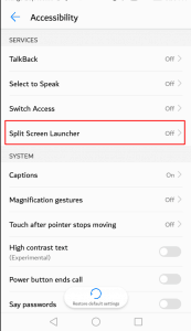 تشغيل تطبيقين علي شاشة واحدة