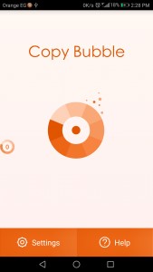 تطبيبق Copy bubble