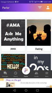 تطبيق Parlor للاندرويد والايفون