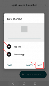 تطبيق Split Screen Launcher الذي يقسم الشاشة إلي نصفين