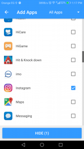 تطبيق hide app