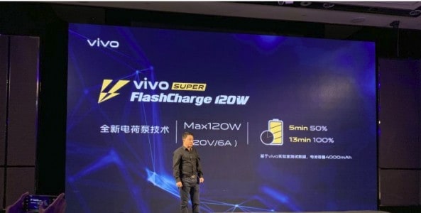 تقنية الشاحن فائق السرعة في هاتف فيفو الجديد
