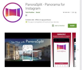 طريقة الحصول على صور بانورامية