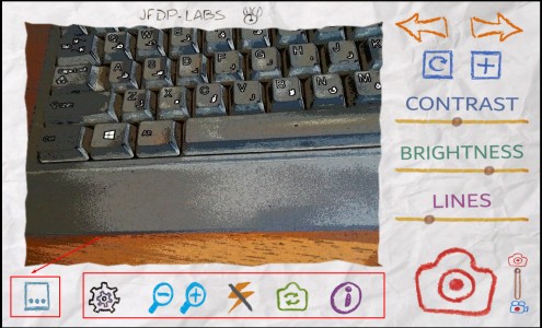 طريقة استخدام تطبيق Paper Camera