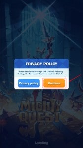 طريقة اللعب في The mighty quest