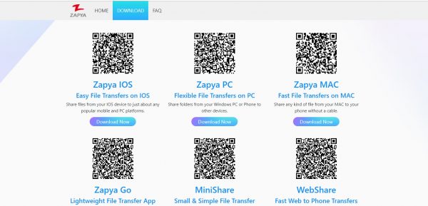 تحميل تطبيق Zapya IOS للايفون والاندرويد