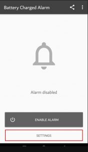 تحميل تطبيق Full Battery Charge Alarm للاندرويد