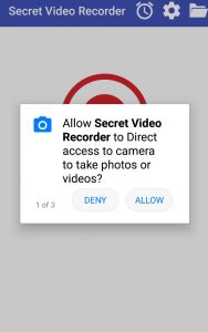 تطبيق تصوير الفيديو