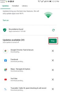 حل مشكلة التحميل من جوجل بلاي