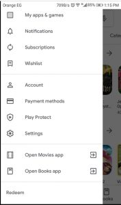 خطوات إضافة وسيلة دفع إلي جوجل بلاي