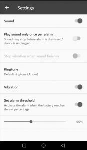 طريقة الحصول على تنبيه عند انخفاض بطارية هاتف اندرويد