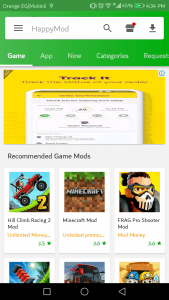 طريقة تحميل تطبيق HappyMod