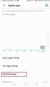 طريقة منع أي تطبيق من إستخدام إنترنت البيانات