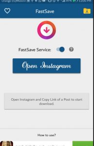 تطبيق FastSave لتنزيل الفيديوهات من انستقرام