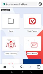 Vivaldi Android Beta بديل جوجل كروم