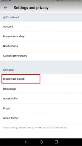 الوضع الليلي في تويتر 2020