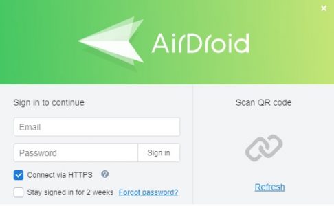 تحميل برنامج AirDroid لنقل الملفات دون كابل USB