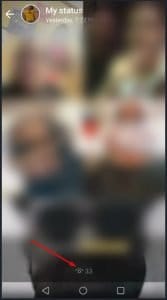 مشاهدات ستوري الواتس اب