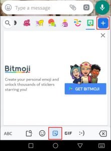 Emoji Minis عن طريق تطبيق Gboard