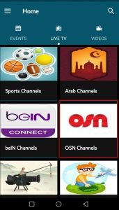 مشاهدة قنوات OSN للاندرويد 