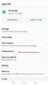 اخفاء رسائل الواتس اب من الشاشه الرئيسيه
