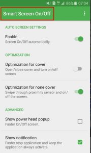 تحميل برنامج الشاشة الذكية تشغيل / إيقاف