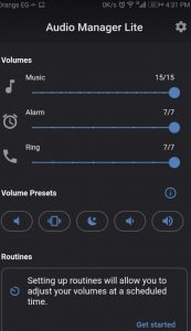 تحميل Audio Manager Lite