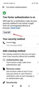 تأمين حساب الفيس بوك 