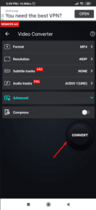 مميزات تحميل برنامج تحويل صيغ الفيديو للاندرويد والايفون