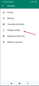 اخفاء حساب الواتس اب