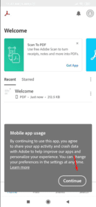 خطوات استخدام برنامج pdf للموبايل