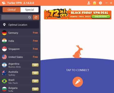 خطوات تحميل برنامج Turbo VPN