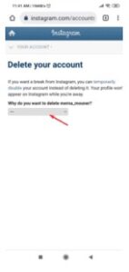 رابط حذف الحساب نهائي