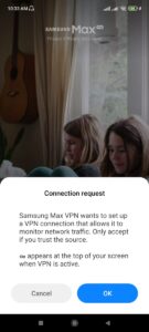 شرح  برنامج Samsung Max Privacy VPN