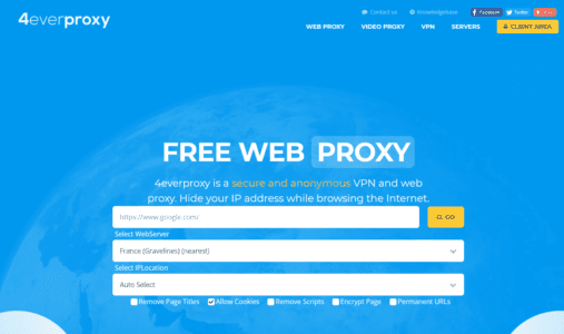 موقع لفتح الروابط المحجوبة